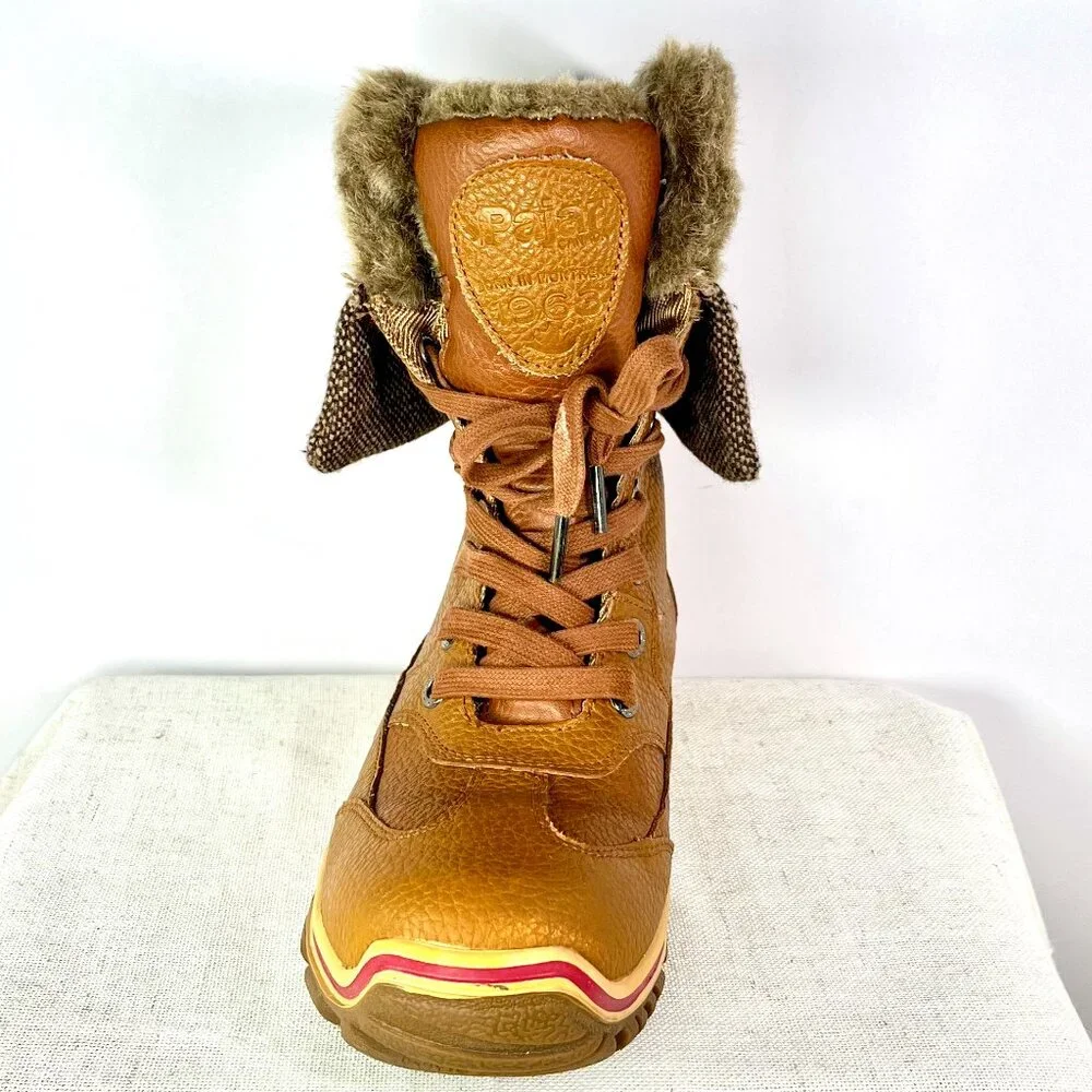Pajar Leather Insulated Waterproof Faux Fur Snow Boots Women’s Size 7–7.5 - Picture 13 of 16